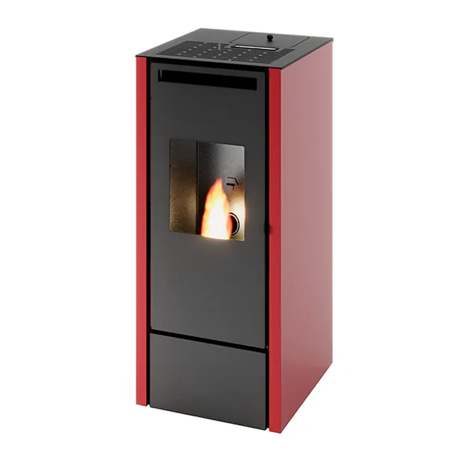 media-92-1.webp Belüfteter Pelletofen PUNTO FUOCO Edda 11 kW, rot - Image 1